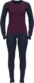 Odlo Active Warm Eco Set diving navy/pickled beet (Damen)