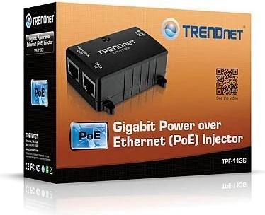TRENDnet Wallmount Gigabit PoE-Injektor, 2x RJ-45, 15.4W PoE