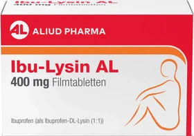 Aliud Ibu-Lysin AL 400mg Filmtabletten, 50 Stück
