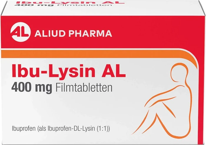 Aliud Ibu-Lysin AL 400mg Filmtabletten, 50 Stück