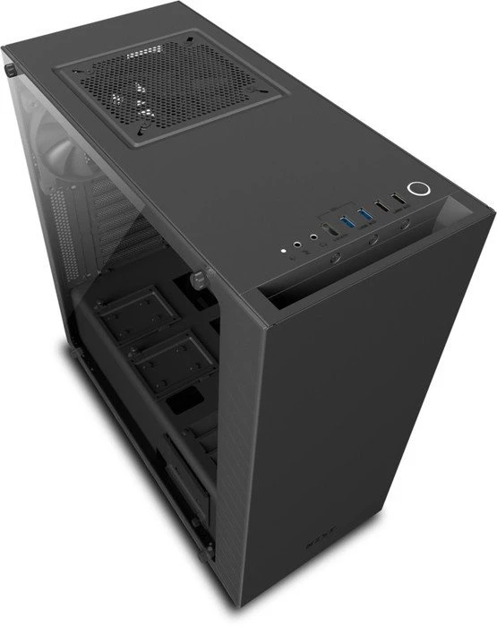 NZXT Source S340 Elite schwarz, Glasfenster