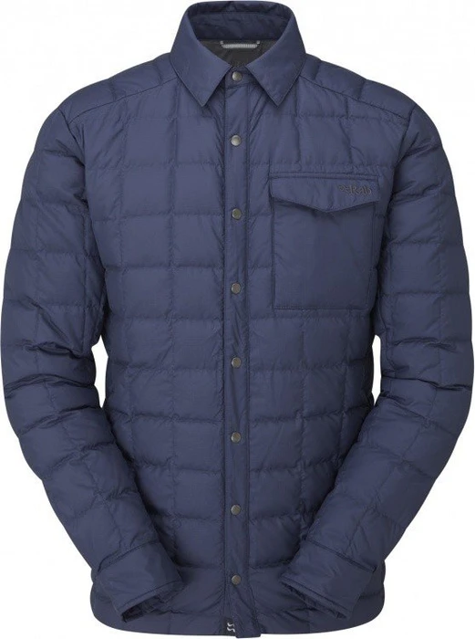 Rab Downtime Down Shirt Funktionsjacke deep ink (Herren)