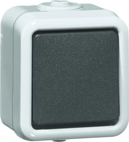 Peha IP54 Serienschalter, grau