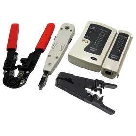 LogiLink Netzwerk Werkzeug-Set mit Tasche
