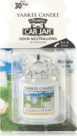 Yankee Candle Ultimate Car Jar Clean Cotton