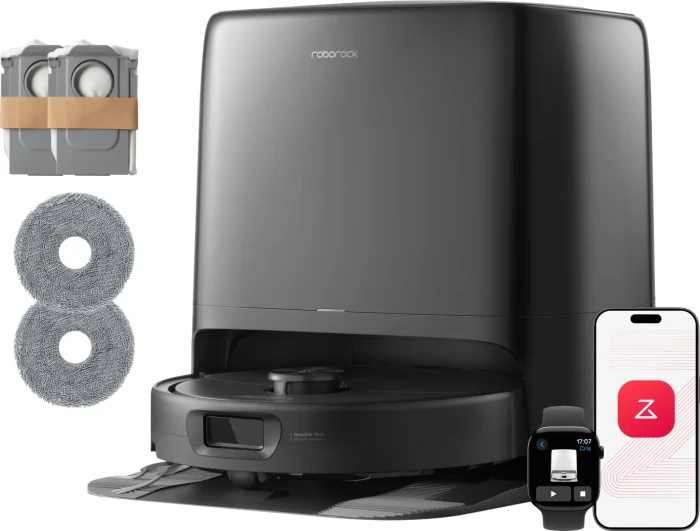 Roborock Qrevo 2 Pro Saug-/Wischroboter schwarz inkl. Absaug-/Reinigungsstation