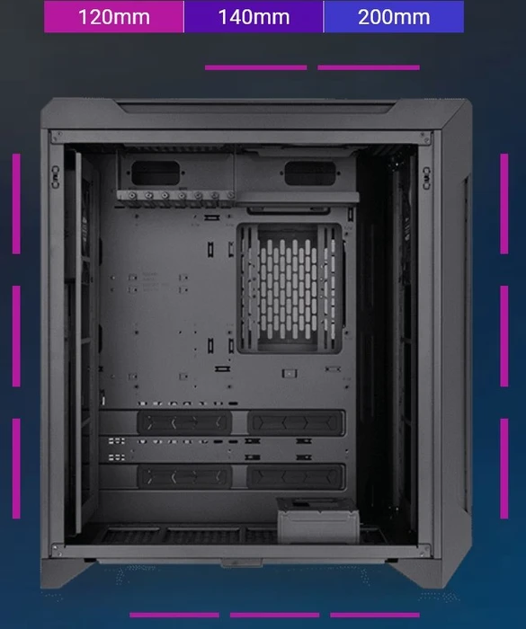 Thermaltake CTE C700 Air, schwarz, Glasfenster
