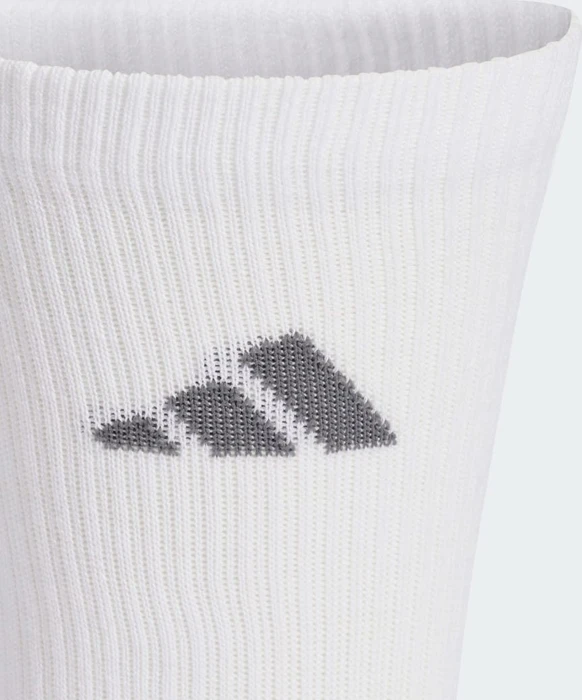 adidas Cushioned Crew Socken white/grey five, 3 Paare