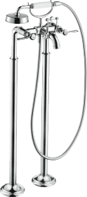 Hansgrohe Axor Montreux 2-Griff Wannenarmatur bodenstehend mit Hebelgriffen polished chrome