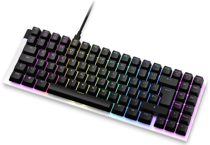NZXT Function MiniTKL, matt, LEDs RGB, hot-swap, weiß, Gateron RED, USB, UK