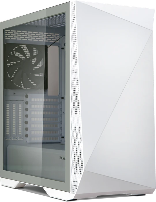 Zalman Z9 Iceberg_White, weiß, Glasfenster