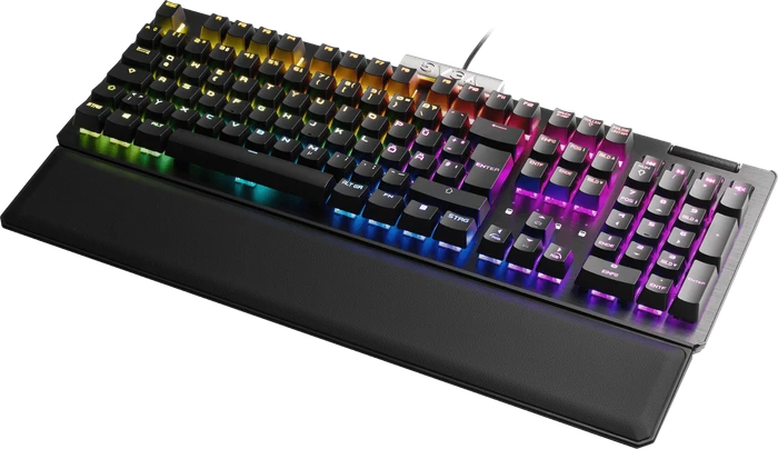 EVGA Z15, LEDs RGB, schwarz, Kailh SPEED Silver, USB, FR