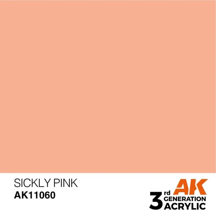 AK-Interactive 3rd Gen Acrylic Colors Acrylic Modelling Colors sickly pink, 17ml