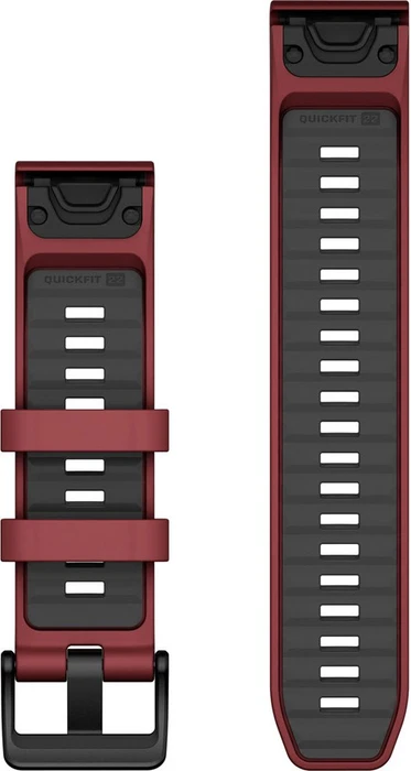 Garmin Ersatzarmband QuickFit 22 Silikon marsala/graphite