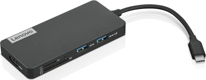 Lenovo USB-C 7-in-1 Hub, USB-C 3.0 [Stecker]