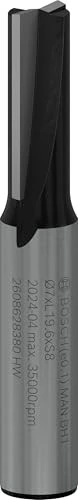 Bosch Professional HM Nutfräser, (D)7x20x51mm, 1 Stück