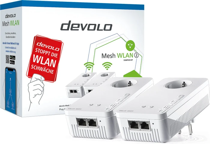 devolo Mesh WLAN 2 Starter Kit, 2er-Pack