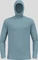 Odlo Run Easy Mid Layer Hoodie Laufshirt langarm provincial blue melange (Herren) Vorschaubild