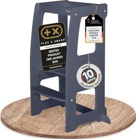 Babybay Lernturm Littlefoot schiefergrau lackiert