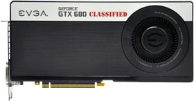 EVGA GeForce GTX 680 Classified, 4GB GDDR5, 2x DVI, HDMI, DP