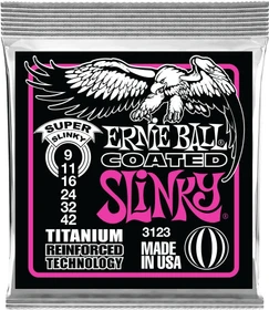 Ernie Ball RPS Coated Titanium Super Slinky