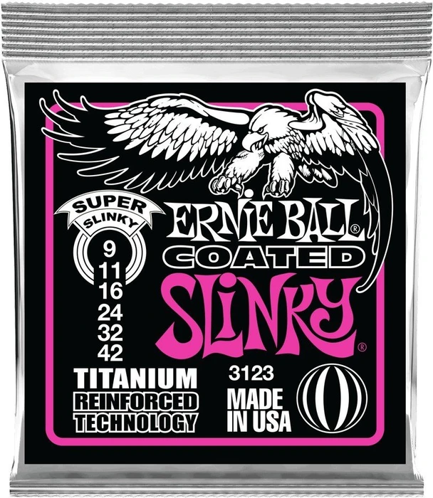 Ernie Ball RPS Coated Titanium Super Slinky