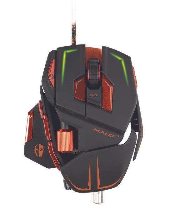 MadCatz Cyborg M.M.O 7 Gaming Mouse schwarz matt, USB