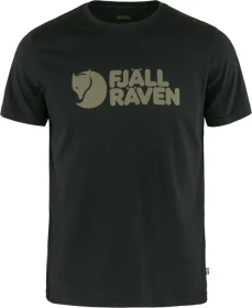 Fjällräven Logo Funktionsshirt kurzarm schwarz (Herren)