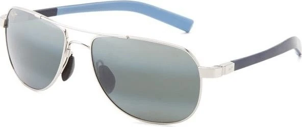 Maui Jim Guardrails 58mm silber-schwarz-blau/grau
