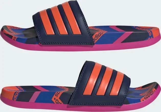 adidas Comfort Adilette night indigo/semi solar red/royal blue (Damen)