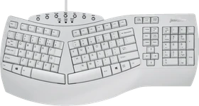 Perixx Periboard-512W, weiß, USB, US