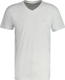 Gant V-Neck 2er-Pack T-Shirt kurzarm weiß (Herren)
