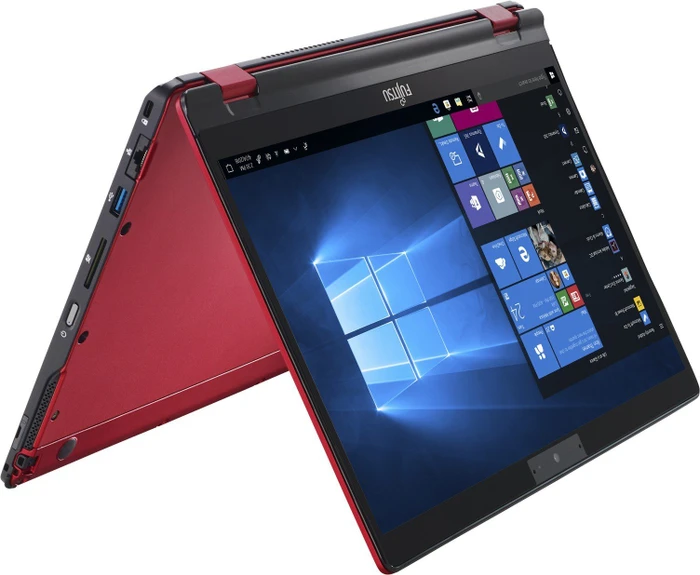 Fujitsu Lifebook U9310X, rot, Core i5-10210U, 16GB RAM, 512GB SSD, LTE, DE