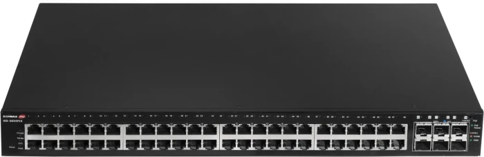 Edimax Pro IGS-1 Industrial Rackmount Gigabit Smart Switch, 48x RJ-45, 6x SFP+, 800W PoE+