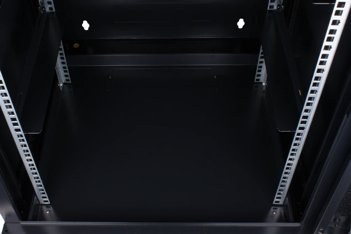 Rockstable 19" Wandschrank 12HE, Sicherheitsglastür, IP2X, schwarz, 600mm tief