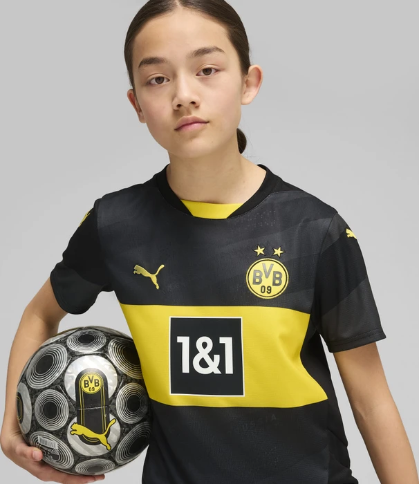 Puma BVB Borussia Dortmund 2024/2025 Auswärtstrikot kurzarm (Junior)
