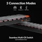 Keychron K17 Max, grau, LEDs weiß, Gateron LOW PROFILE 2.0 RED, USB/Bluetooth, US Vorschaubild