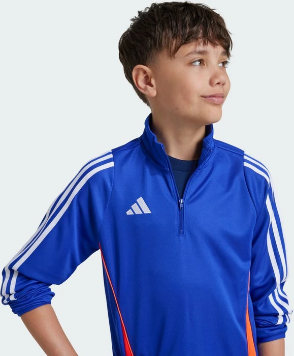 adidas Tiro 24 Funktionsshirt langarm lucid blue/white/app solar red (Junior)