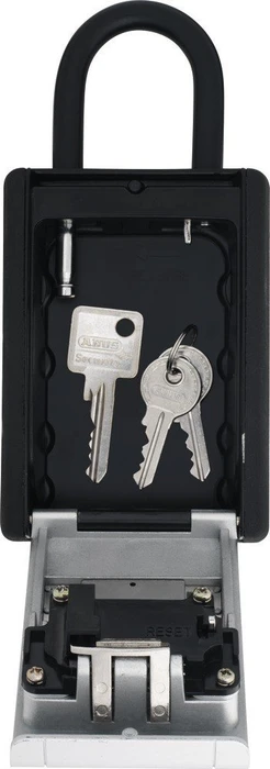 ABUS KeyGarage 797 mit Bügel Schlüsselkasten, schwarz/silber, mechanische Zahlenkombination