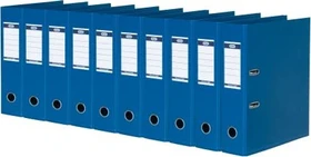 Elba Strong Line Ordner 2-Ring, 80mm, A4, blau, 10er-Pack