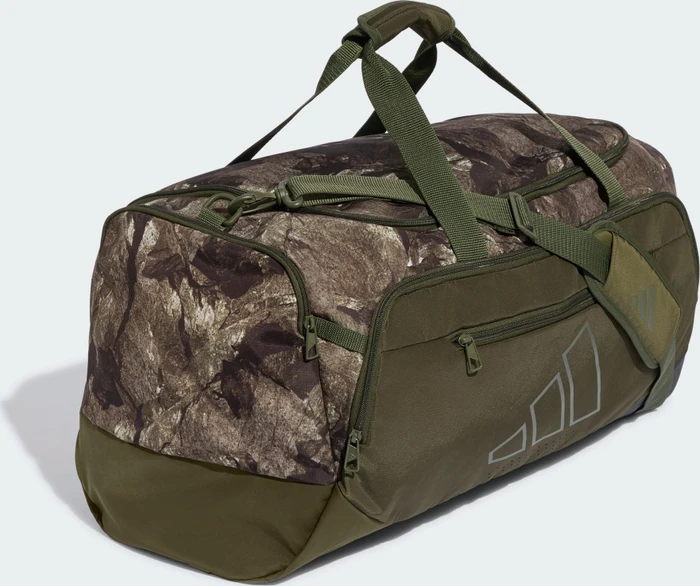 adidas Training Defender Grafik Duffelbag M Sporttasche night cargo/silver pepple