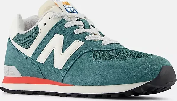New Balance 574 new spruce/blast red (Junior)
