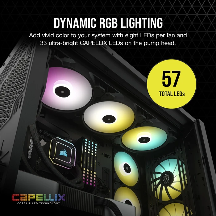 Corsair iCUE H170i Elite Capellix, schwarz