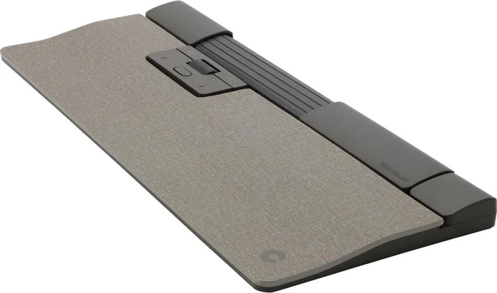 Contour Design SliderMouse Pro Wired Extended Wrist, Stoff hellgrau, USB