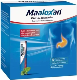 Sanofi-Aventis Maaloxan 25mVal Suspension, 500ml (50x 10ml)