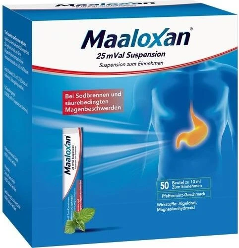 Sanofi-Aventis Maaloxan 25mVal Suspension, 500ml (50x 10ml)