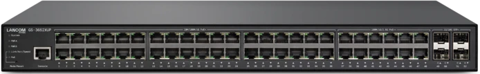 Lancom GS-3652 Rackmount Gigabit Managed Switch, 48x RJ-45, 4x SFP+, 1440W PoE++