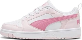Puma Rebound V6 Lo puma white/fast pink/whisp of pink (Junior)