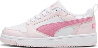 Puma Rebound V6 Lo puma white/fast pink/whisp of pink (Junior)