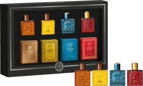 Versace Eros 1x Parfum + 2x EdP + 1x EdT Miniatures 5ml Duftset